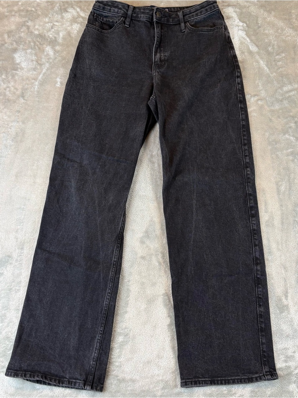 Hollister Ultra High-Rise Dad Jeans 9R Black Wmn’s